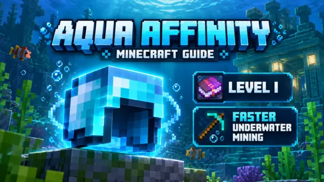 Aqua Affinity Minecraft: What It Does and How to Get It