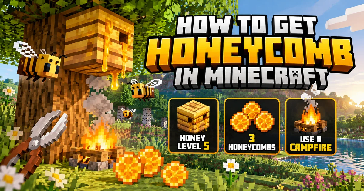 How to Get Honeycomb in Minecraft