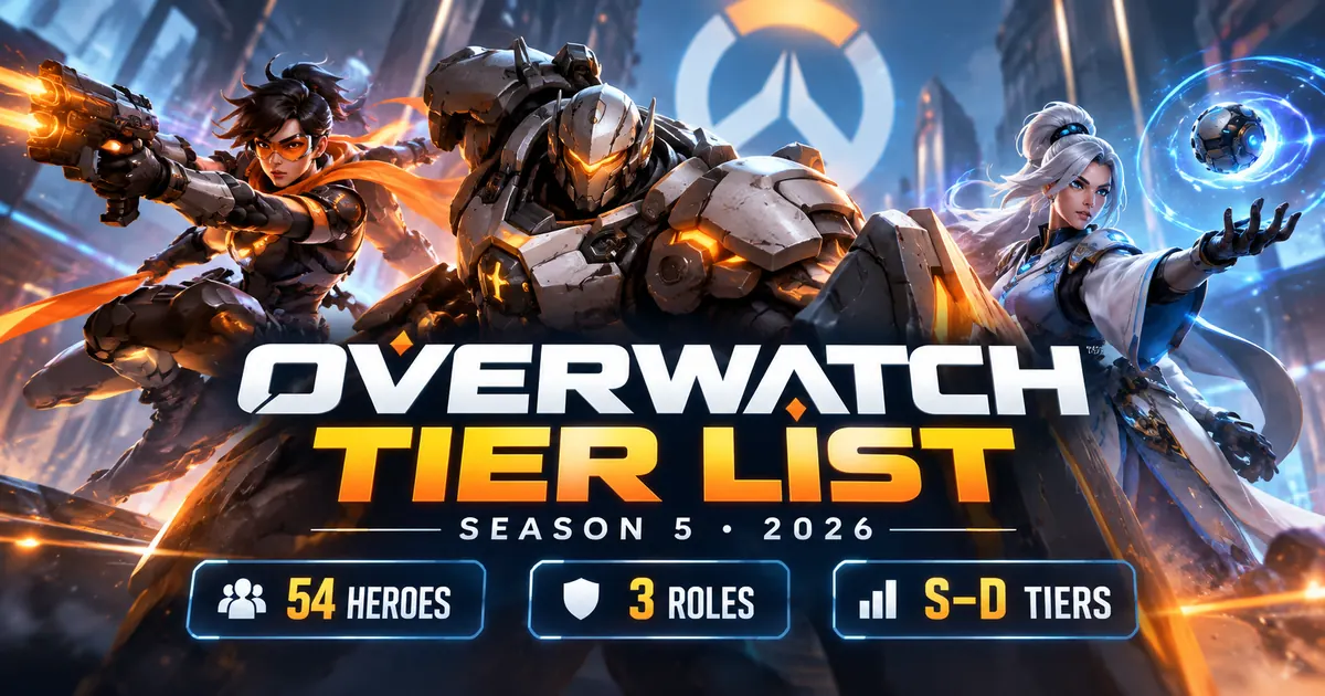 Overwatch Tier List (Season 5): Every Hero Ranked